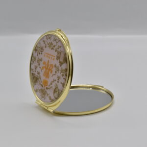 Miroir de poche Marie-Antoinette Rose
